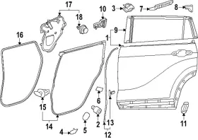 67872-0e140 Toyota Genuine Door Weather-strip 67872-0e140 Toyota Genuine Door Weather-strip
