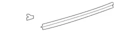67887-07020 Toyota Genuine Lower Weather-strip