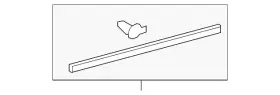 67888-0c030 Toyota Genuine Lower Weather-strip