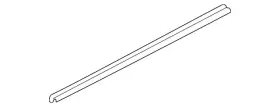 68172-52081 Toyota Front Door Glass Inner Weatherstrip L/side Echo 2002-2005 Genuine Part Oe #2
