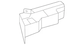 68197-08020 Toyota Genuine Belt Molding Front Seal