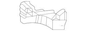 68199-08010 Toyota Genuine Belt Molding Rear Seal