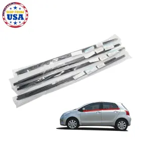 68210-0d080 Toyota Fit Yaris Vitz Ncp91 5dr Oem Fr Rear Door Belt Molding Weatherstrip Outer