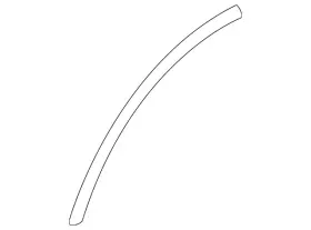 75659-35100 Toyota Genuine Pad Quarter Panel Moulding No. 1
