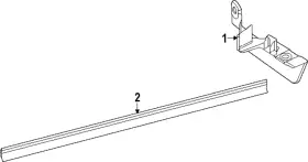 75793-30020 Toyota Genuine Front Molding Pad