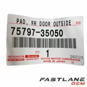75797-35050 Toyota 2010-2022 4runner Rear Outside Door Pad New Oem #3