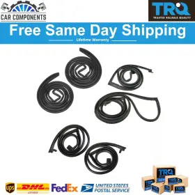 Wss00547 Trq New Vehicle Weatherstrip Kit-complete Seal Kit For 1978-1996 Gmc Chevrolet