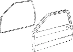 484ln88 Uro Parts For 1977-1983 Bmw 320i Door Seal Left 1978 1979 1980 1981 1982 1983 #2 484ln88 Uro Parts For 1977-1983 Bmw 320i Door Seal Left 1978 1979 1980 1981 1982 1983 #2