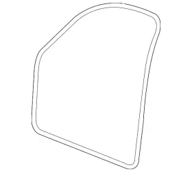 11k-867-911-a-5ap Volkswagen Genuine Weather-strip On Body