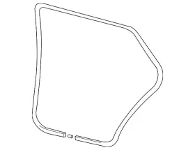 1k9-839-702-5ap Volkswagen Genuine Door Weather-strip