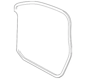 3c4-867-911-c-5ap Volkswagen Genuine Surround Weather-strip 3c4-867-911-c-5ap Volkswagen Genuine Surround Weather-strip
