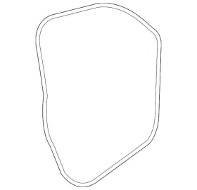 3cm-837-702-5ap Volkswagen Genuine Surround Weather-strip 3cm-837-702-5ap Volkswagen Genuine Surround Weather-strip