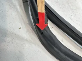 3cn-827-705-e-5ap Volkswagen 2018 - 2024 Atlas Rear Trunk Tailgate Seal Weather Stripping Oem #2
