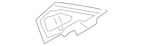 3g8-867-368-a Volkswagen Genuine Corner Trim Inner Seal