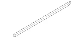561-839-477-b-5ap Volkswagen 2012-22 Genuine Passat Left Rear Door Weatherstrip