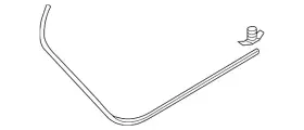 561-839-699-b Volkswagen Genuine Door Weather-strip 561-839-699-b Volkswagen Genuine Door Weather-strip