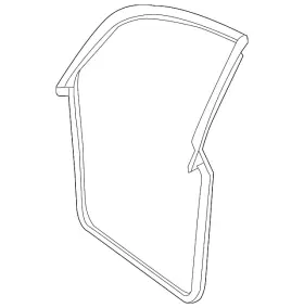 5c5-867-338-j Volkswagen Genuine Surround Weather-strip