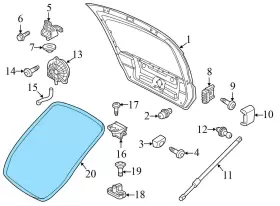 5c5827705f Volkswagen 2012-2016 Vw Beetle - Trunk Hatch Seal / Weather Stripping #3