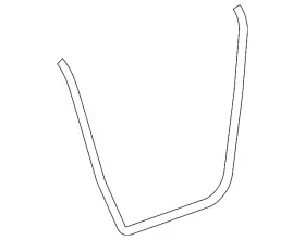 5c6-839-700-d Volkswagen Genuine Seal Strip