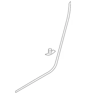 5gm-839-700-d Volkswagen Oem New 2015-2019 Vw Golf Gti Hatchback Door Weather-strip 5gm839700d