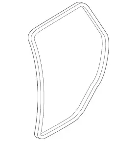 30799577 Volvo Genuine Surround Weather-strip