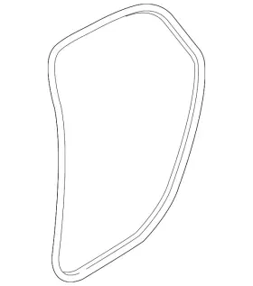 31108794 Volvo Genuine Weather-strip On Body