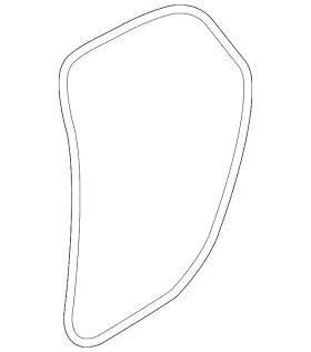 31108795 Volvo Genuine Door Seal