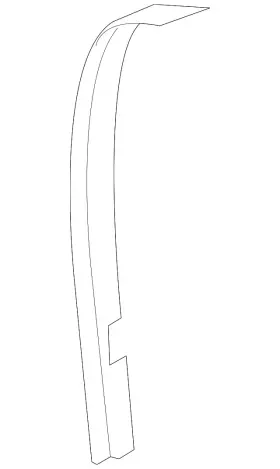 31256561 Volvo Genuine Door Seal