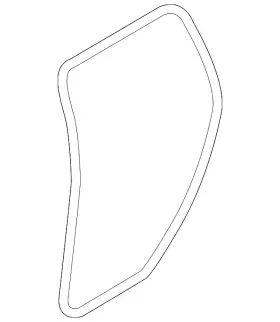 31424325 Volvo Genuine 2010-2017 Xc60 - Body Weather-strip