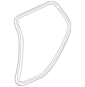 31434308 Volvo Genuine 2016-2018 S60 - Weather-strip On Body