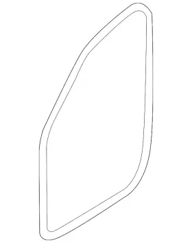 32229249 Volvo Genuine Door Weather-strip