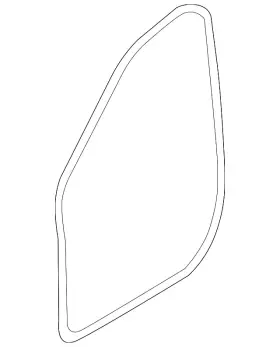 32342436 Volvo Genuine Door Seal 32342436 Volvo Genuine Door Seal