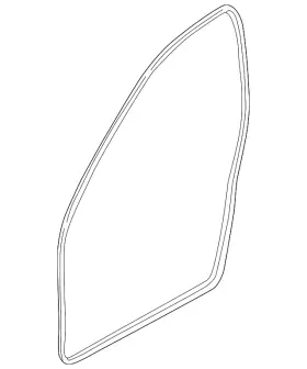 8663774 Volvo Genuine Door Seal