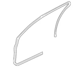 8663777 Volvo Genuine Door Seal