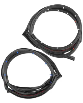 82831-3ra0a-a11 Vudajuley Door Rubber Seal Weatherstrip Rear Left And Right Fit For Nissan Sentra 2013-