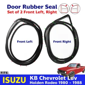 Bdp7254 Zoparts Door Rubber Seal Weatherstrip Front Lr Fits Isuzu Kbz Chevrolet Luv 1980-88 C126