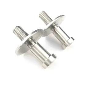 Zxturbi 761325158424 1970-1992 Camaro Firebird Stainless Steel Door Latch Strikers Pair New