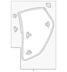 Genuine Honda Door Weather-strip 72810-T56-A11. Fixed Price $34.34.