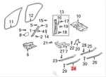 Mercedes-benz Front Lh Door Sill Plate 221-680-03-35 For S350, S400 & More. Fixed Price $48.36.