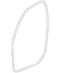 Genuine Gm Driver Side Front Door Weatherstrip 19207495. Fixed Price $90.79.