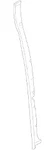 Front Passenger Side Door Lower Auxiliary Weatherstrip #84785032 - Gm (86780900). Fixed Price $19.99.