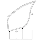 Genuine Lexus Door Weather-strip 67862-33070. Fixed Price $129.59.
