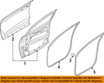 Hyundai Oem 22-25 Santa Cruz Door Components-w'strip Body 82110CW000. Fixed Price $36.89.