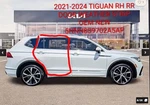 Vw Tiguan 2021-2024 Rh Rr Right Rear Door Weatherstrip Oem New 5NN-839-702-A-5AP. Fixed Price $159.00.