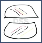 Genuine Mercedes W203 Weatherstrip Left + Right Front Door Oem Set Gasket Seal. Fixed Price $237.62.