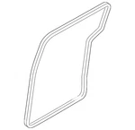 Genuine Honda Sliding Door Weatherstrip 72810-THR-A01. Fixed Price $103.39.