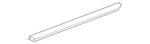 Genuine Mercedes-benz Sealing Rail 205-725-03-65. Fixed Price $29.04.