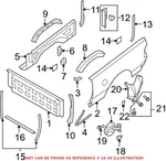 Genuine Oem Mopar Truck Bed Panel Seal For Dodge Ram 2500 3500 55372749AB. Fixed Price $30.71.