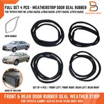 All Doors Rubber Seal Weatherstrip For Toyota Camry ACV40 XV40 07-11 Le. Fixed Price $195.00.