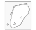 Genuine Lexus Door Weather-strip 67872-0E020. Fixed Price $203.52.